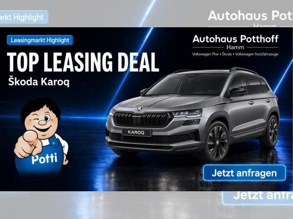 Skoda Karoq 1.5l TSI DSG Sportline 💥Top LEASING AKTION💥 PANO NAVI MATRIX KAMERA Leasing