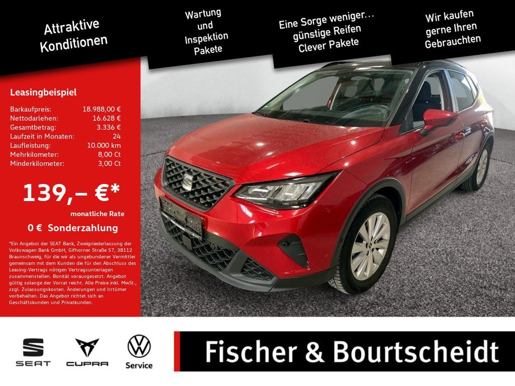 Seat Arona 1.0 TSI Style NAVI W-LAN ACC FACEL. LED Leasing