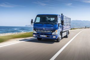 FUSO eCanter Übergabe an den ersten Kunden in Lissabon. 06.07.2018. FUSO eCanter handover to the first costumer in Lisbon. 06.07.2018. Bildquelle: Daimler AG