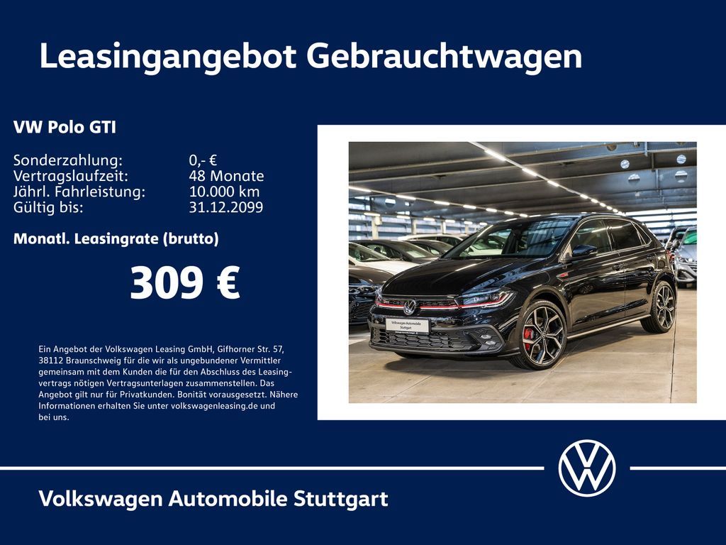 Volkswagen Polo GTI DSG Kamera  Android/Apple CarPlay Leasing