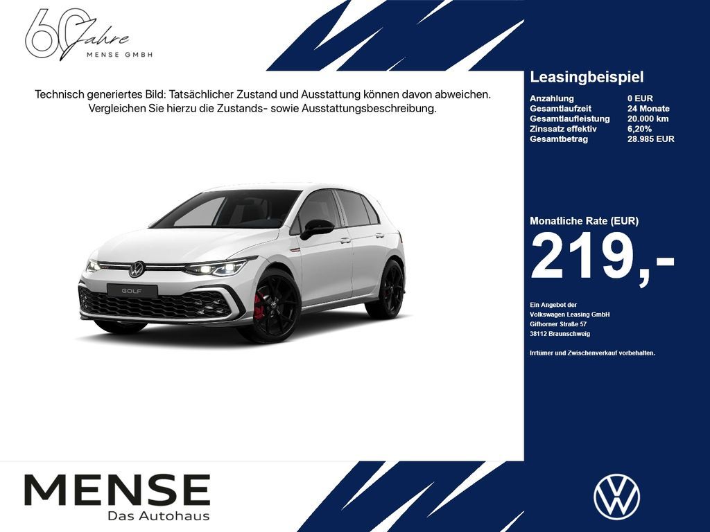 Volkswagen Golf VIII GTI 2.0 TSI DSG IQ.Light Matrix AHK LM Leasing
