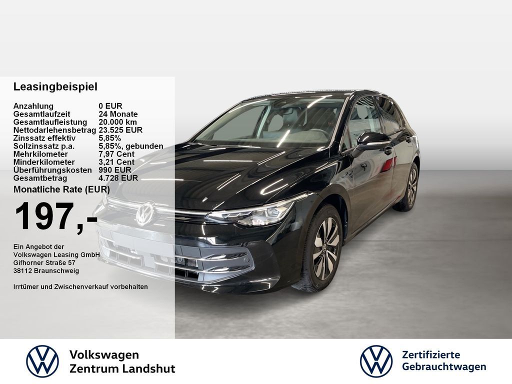 Volkswagen Golf VIII Goal 1.5 TSI ACC AHK DynLicht KlimaA Leasing