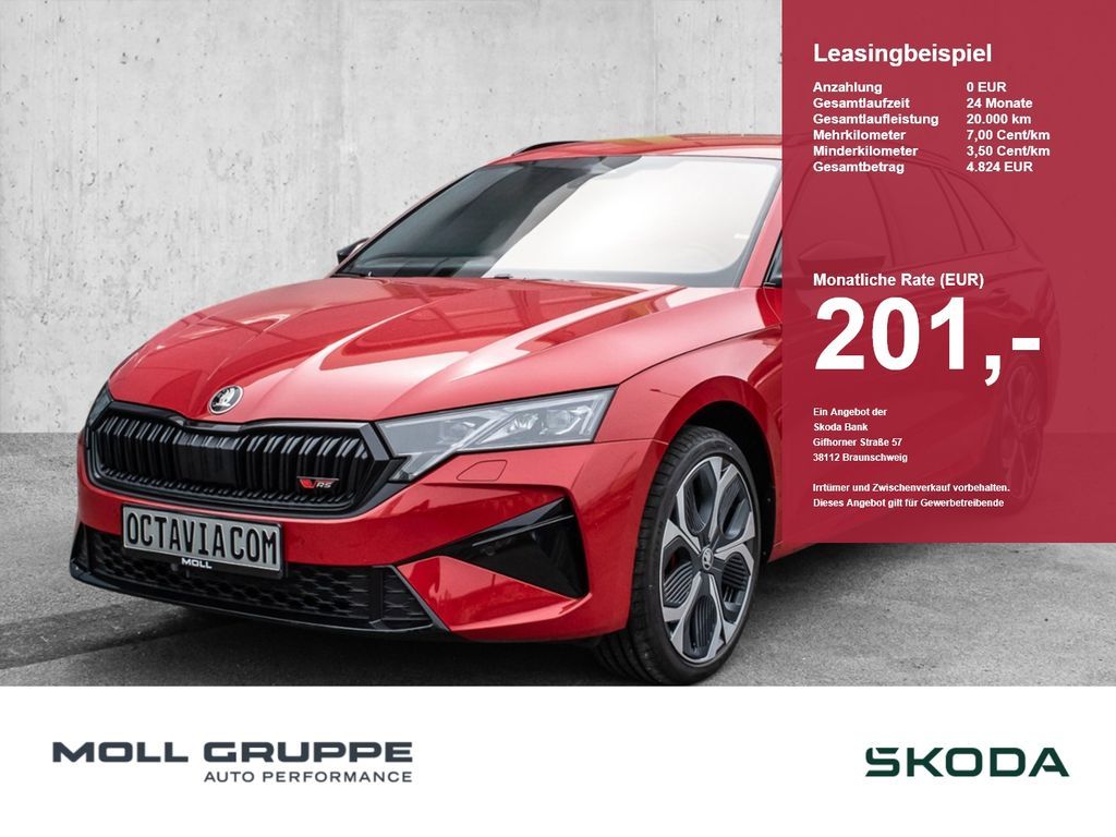 Skoda Octavia Combi 2.0 TSI W RS 2xKLIMA ACC AUT FLA Leasing