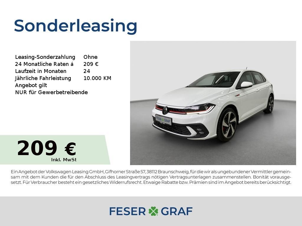 Volkswagen Polo GTI 2,0l TSI 207 PS DSG,NAVI, ACC, Climatr. Leasing