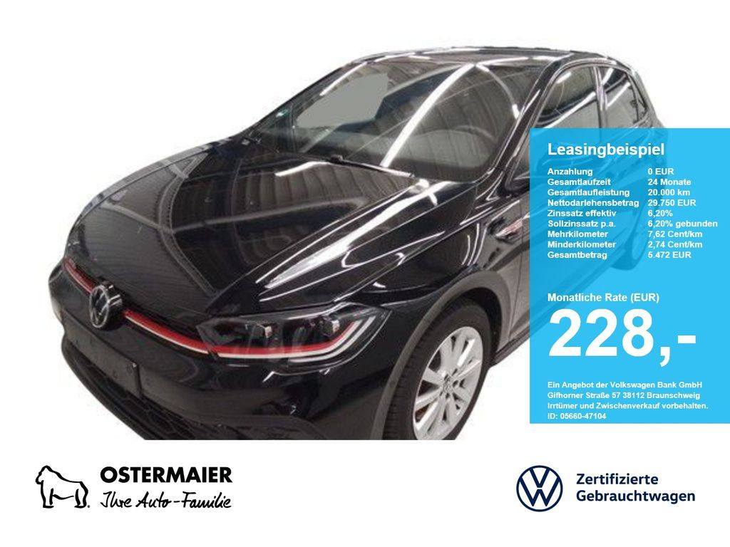 Volkswagen Polo GTI 207PS NP.46 LEDER.PANO.NAVIP.KAMERA.5JG Leasing