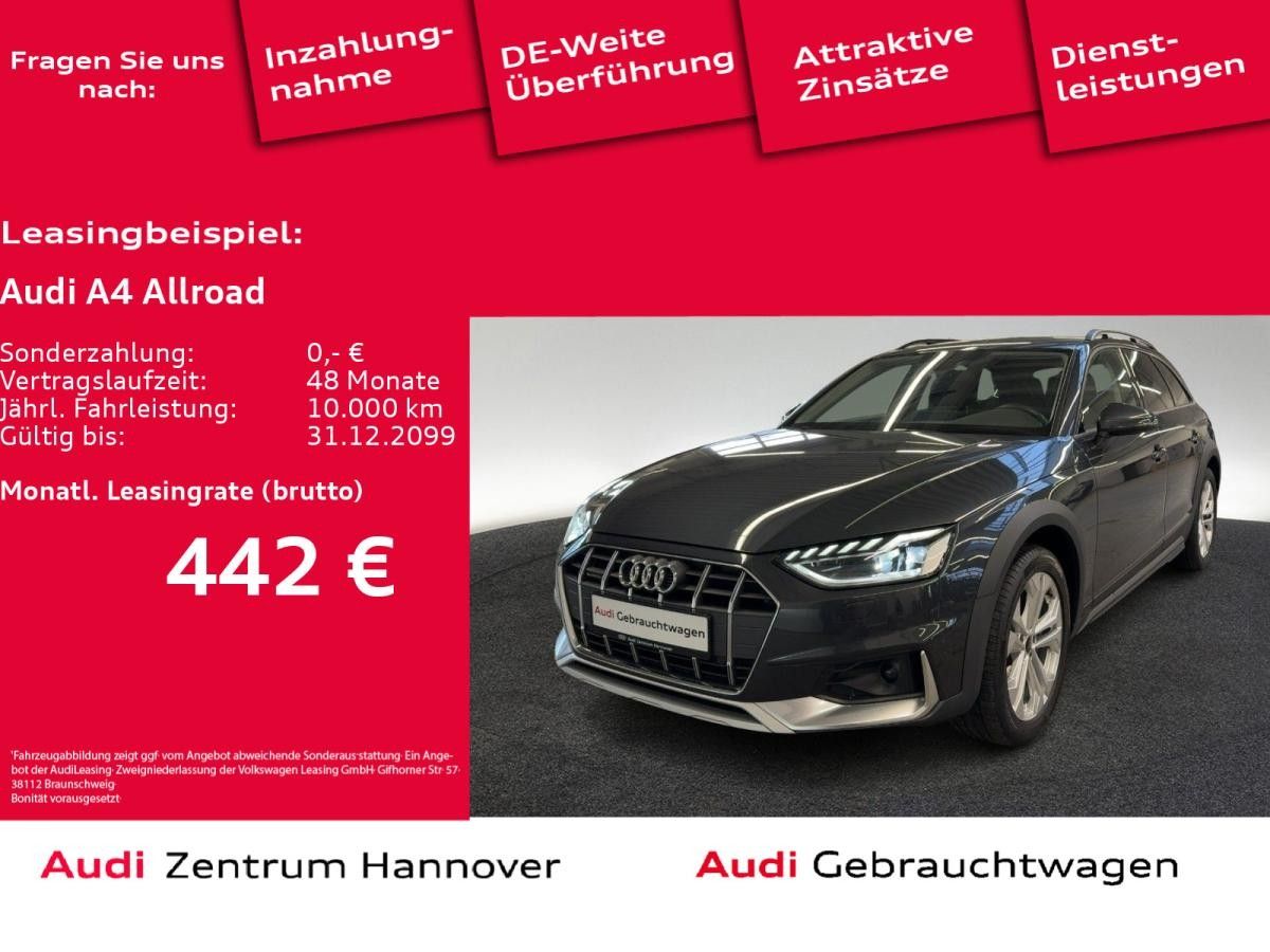 Audi A4 allroad 40 TDI quattro Kamera AHK Navi LED Teilleder virtual Leasing