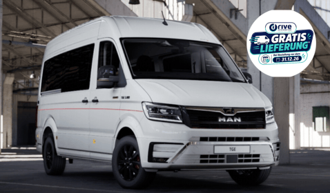 MAN TGE TGE 3.180 4x4 SB 9-Sitzer Auto-Abo