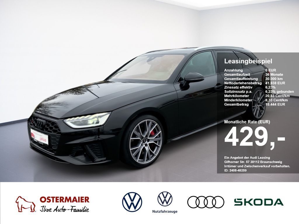Audi S4 Avant 3.0TDI 341PS QUATTRO PANO.B&O.MATRIX.AH Leasing