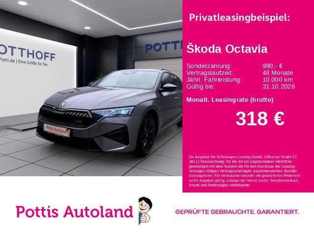Skoda Octavia Combi 2.0 TSI DSG RS STDHZG AHK PANO NAV Leasing
