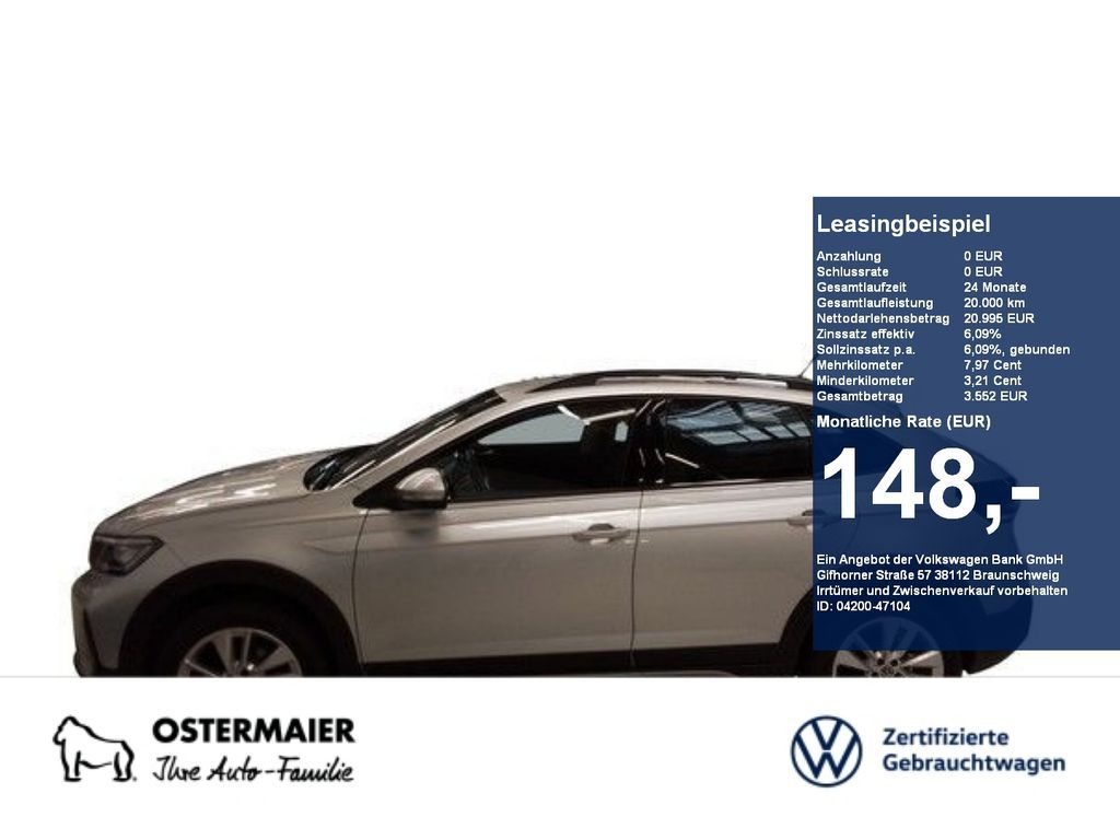 Volkswagen Taigo LIFE 1.0TSI 95PS ACC.5J-G.KAMERA.NAVI+VC.L Leasing