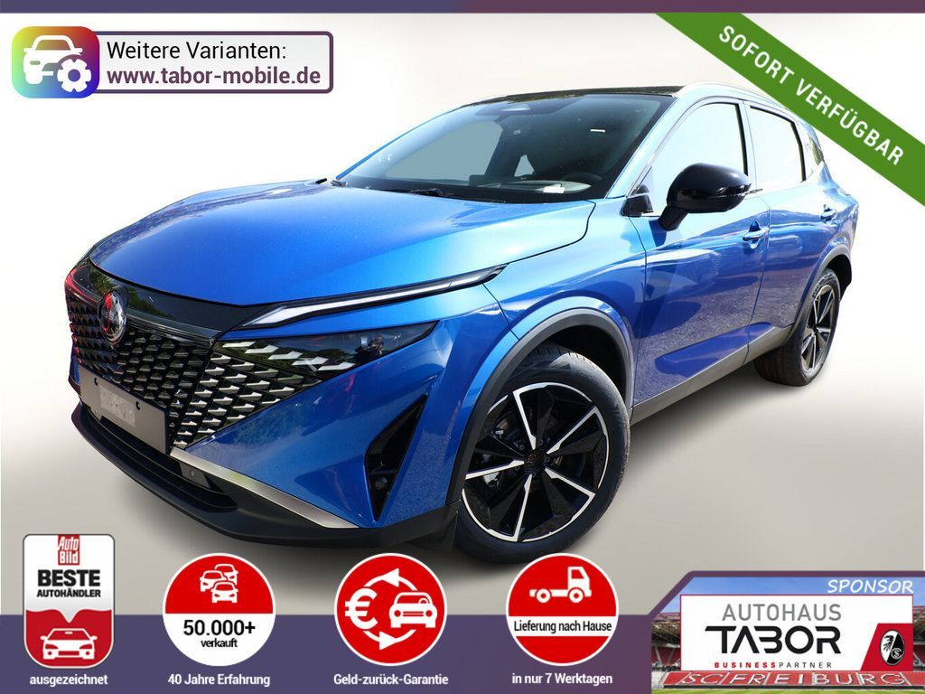 Nissan Qashqai Tekna Pano HUD el.Heckk LED+ ACC SHZ Nav Leasing