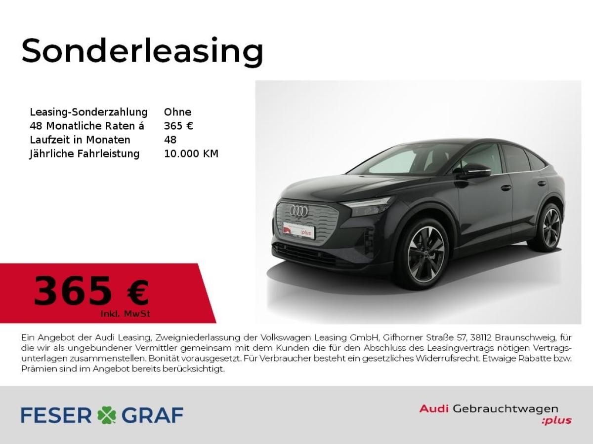 Audi Q4 e-tron Sportback 45 Navi,LED,Sportsitze Leasing