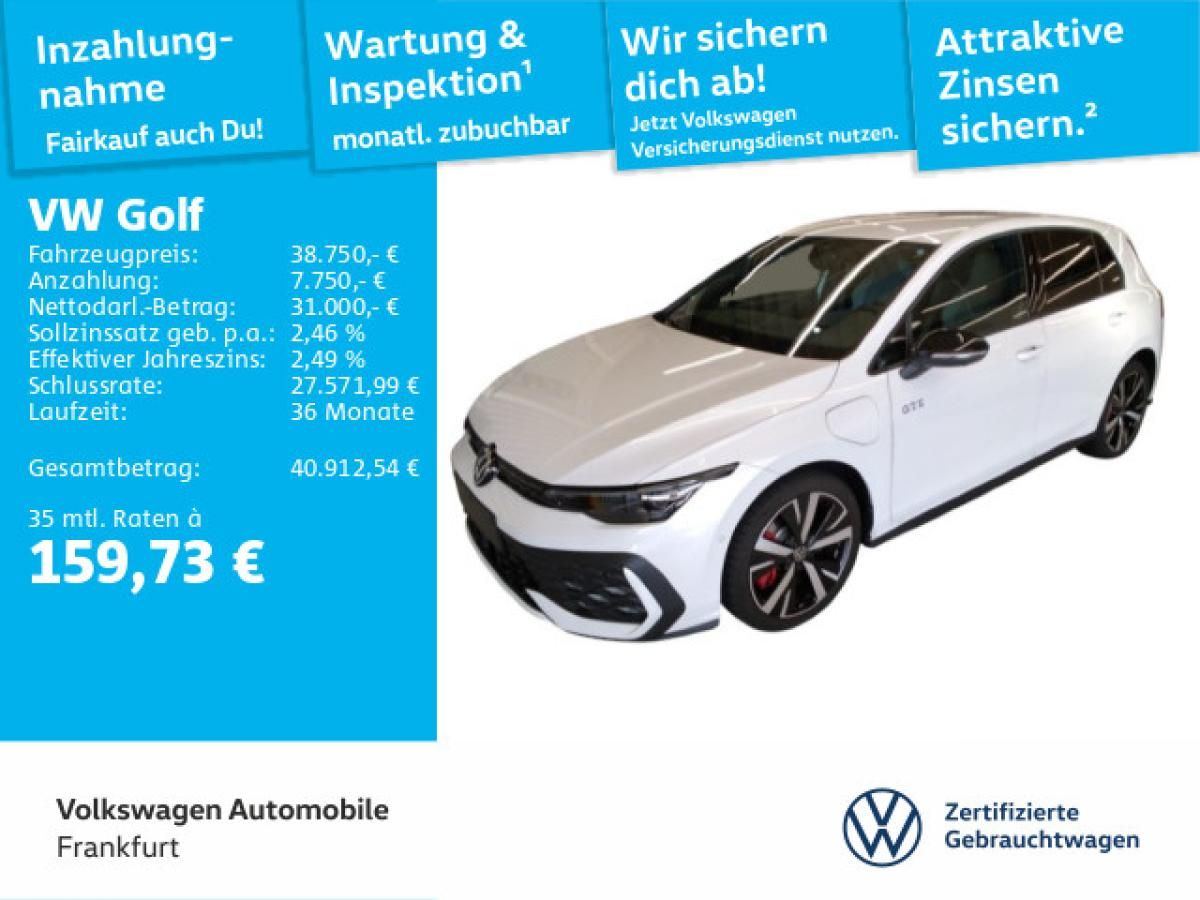 Volkswagen Golf VIII 1.5 TSI DSG eHybrid GTE Black Style Leder AHK 18