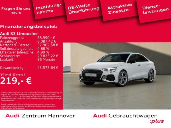 Audi S3 Limousine 2.0 TFSI quattro Navi ACC virtual LED Leasing
