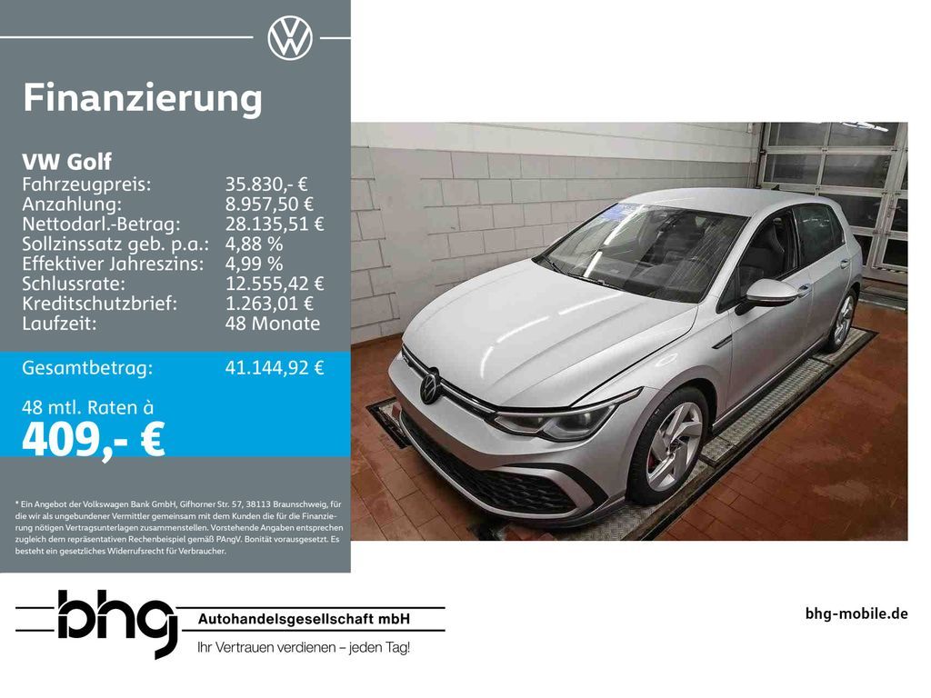 Volkswagen Golf 2.0 TDI SCR DSG GTD Leasing