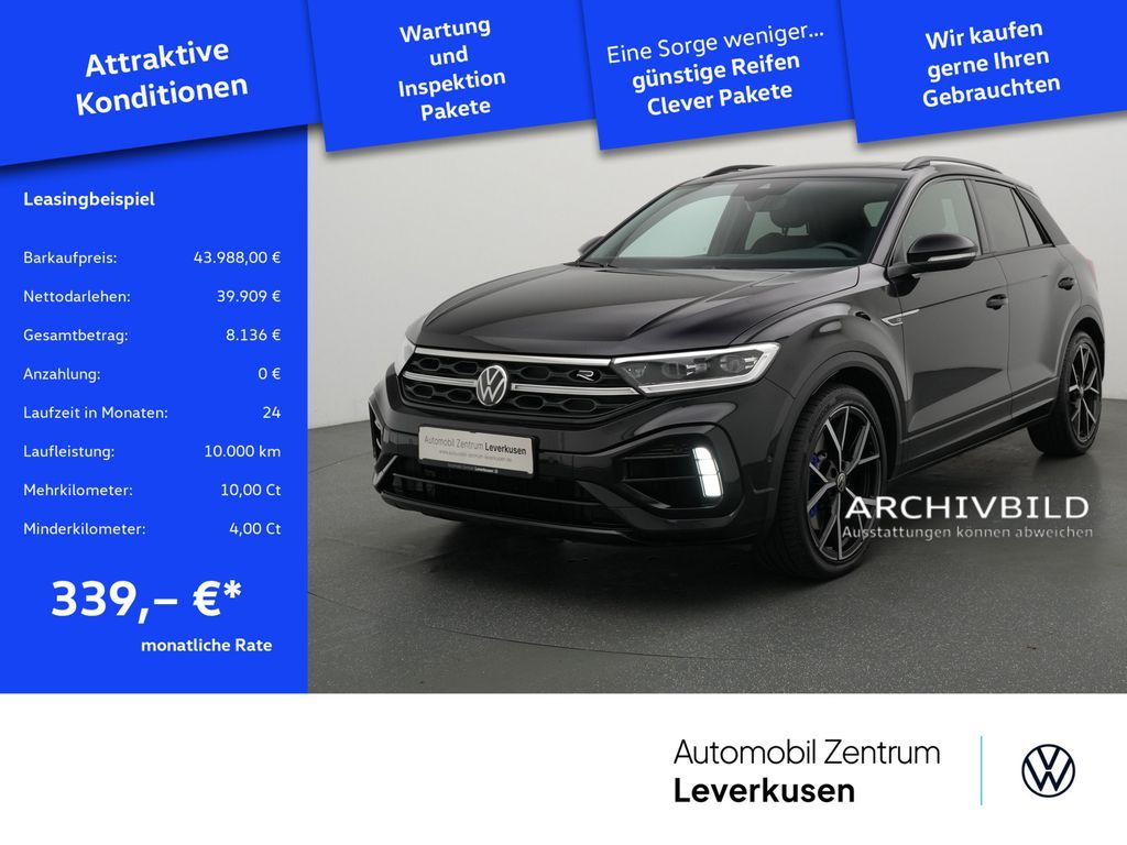 Volkswagen T-Roc R SHZ CARPLAY KEYLESS PDC MATRIX ACC LEDER Leasing