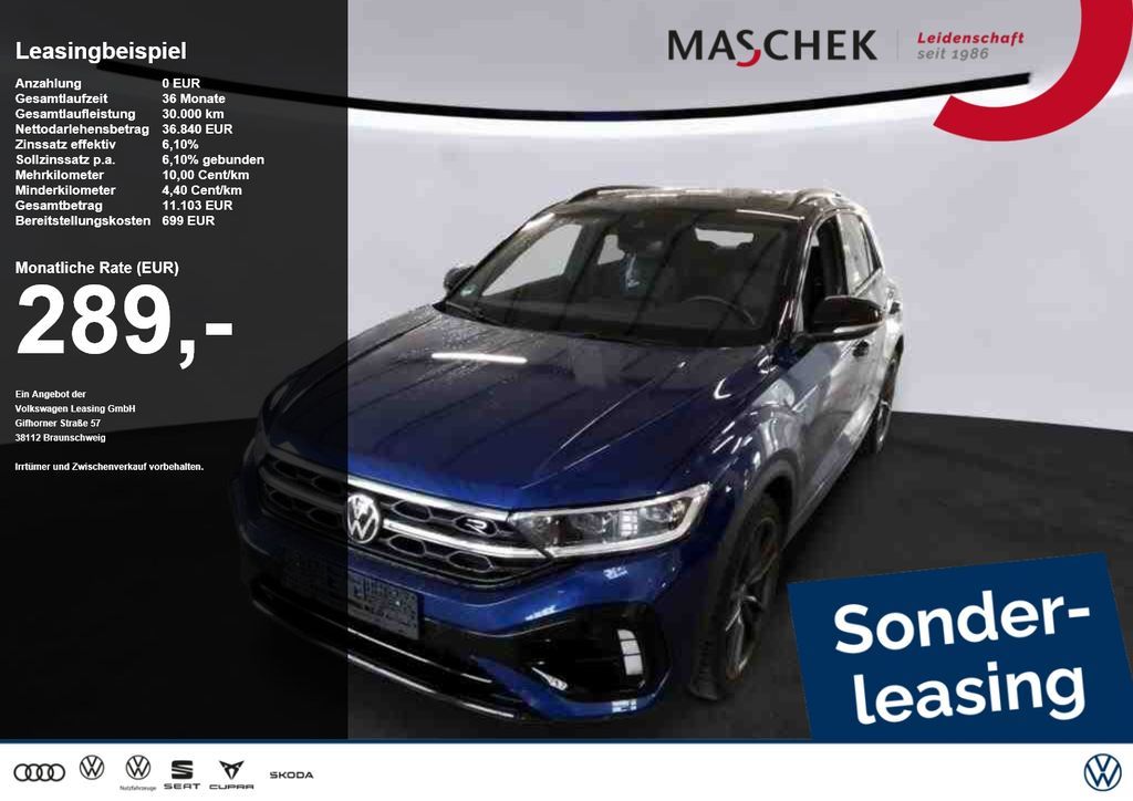 Volkswagen T-Roc R 2.0 TSI Pano Akrapovic DCC Black Nappa M Leasing