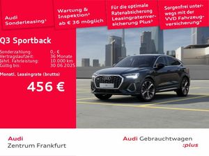 Audi Q3 Sportback 40 TFSI quattro S tronic S line LED Leasing