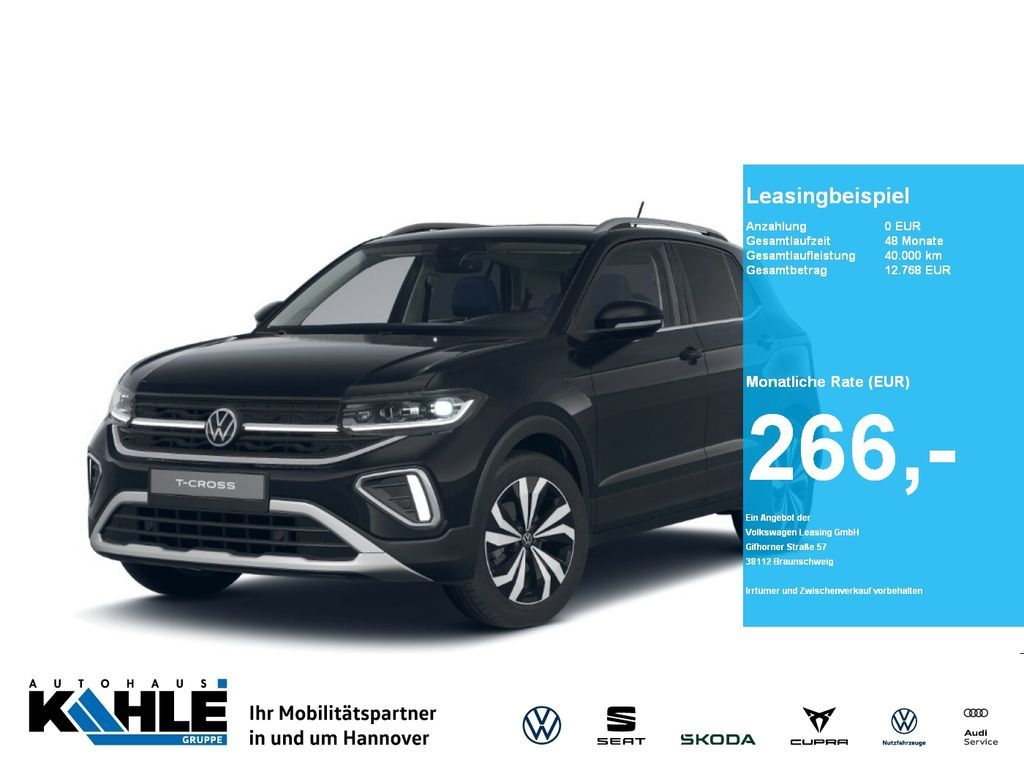 Volkswagen T-Cross 1.5 TSI ACT DSG Style AHK GJR RFK Leasing