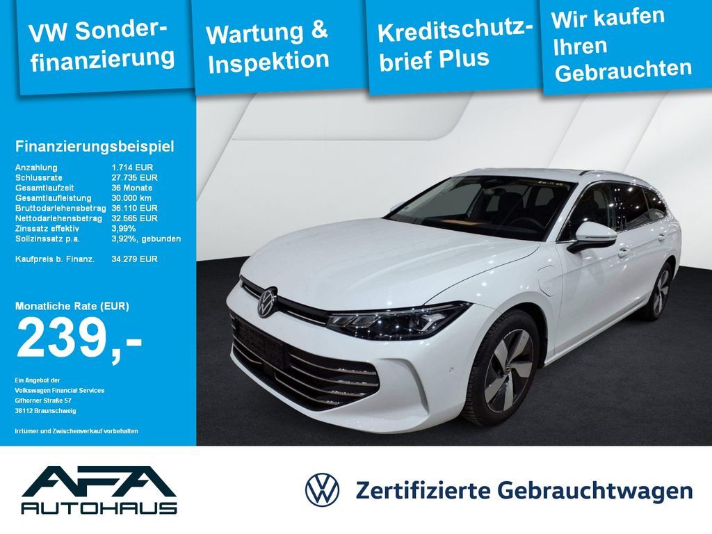 Volkswagen Passat Var. 1.5 eHybrid Business DSG AHK*NAV*RFK Leasing
