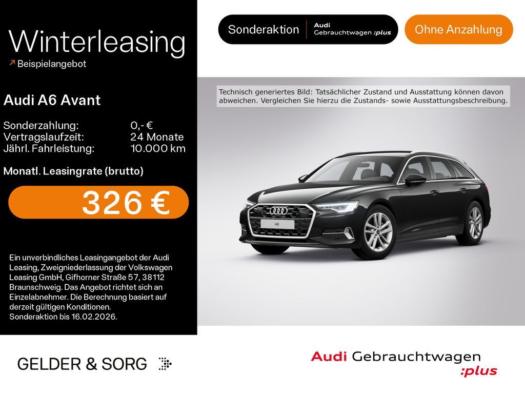 Audi A6 Avant 40 TDI advanced AHK*LED*Virtual*360° Leasing