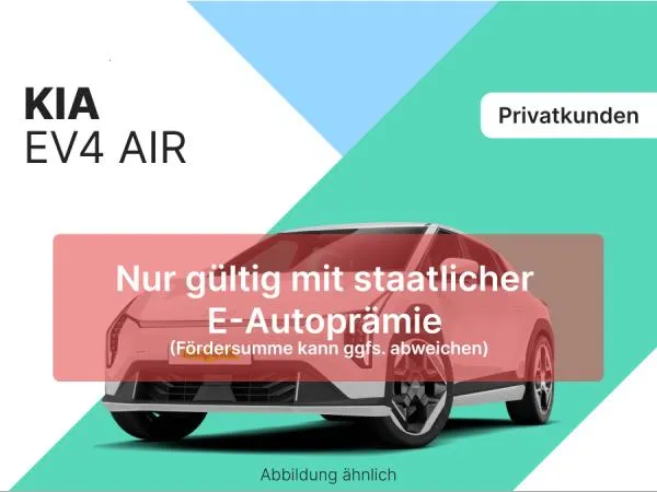Kia EV4 58 kWh AIR | 4000€ E-Auto Förderung einberechnet
