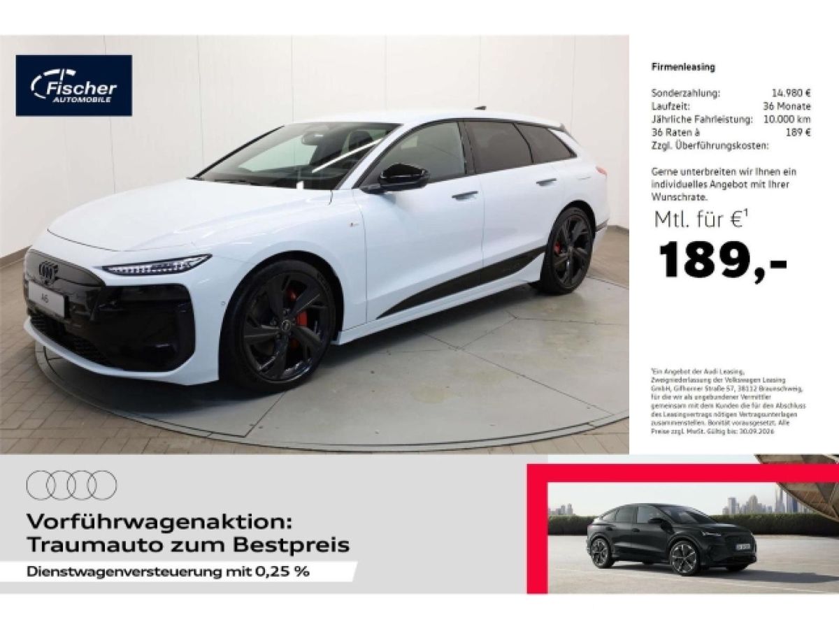 Audi A6 e-tron Avant Performance S line business 0,25% DW Versteuerung Leasing