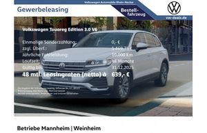 VW Touareg 3.0 V6 TDI FINAL EDITION NAVI LED ACC Leasing