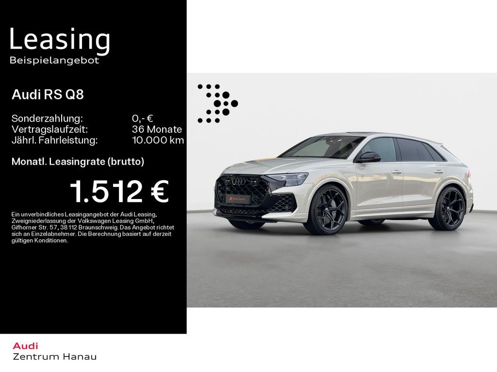Audi RS Q8 performance FAHRADV*SOFT*HUP*AHK*B&OADV*30 Leasing