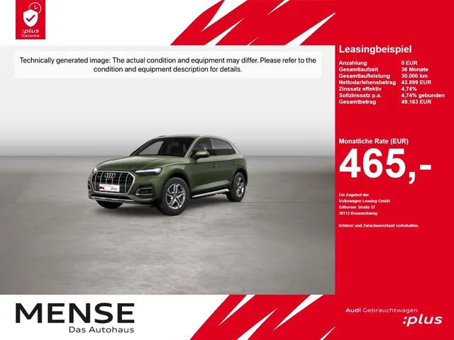 Audi Q5 50 TFSI e quattro S tronic advanced Matrix|LM