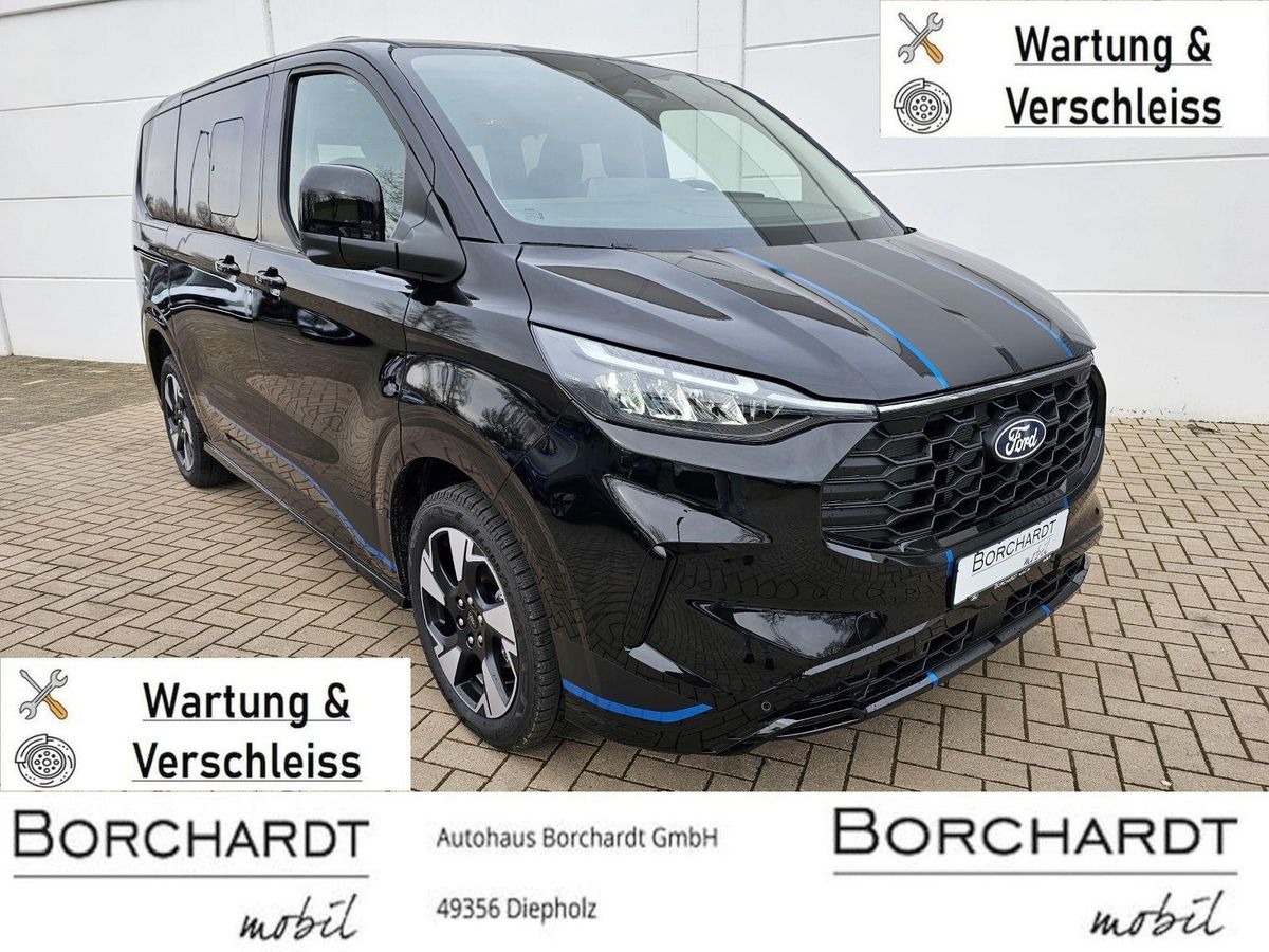 Ford Tourneo Custom Sport*L1*Exklusiv*el.Schiebet.*AHKs*360°*dig.Spiegel* Leasing