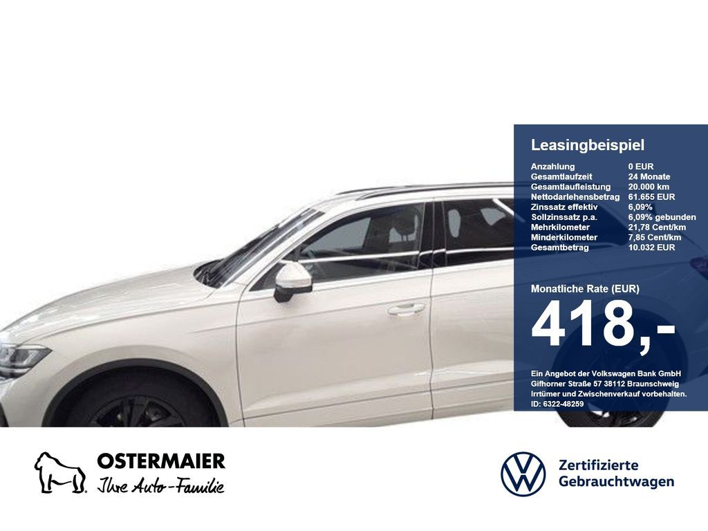 Volkswagen Touareg ELEGANCE 3.0TDI 286PS NP.108T AHK.STDHZG Leasing
