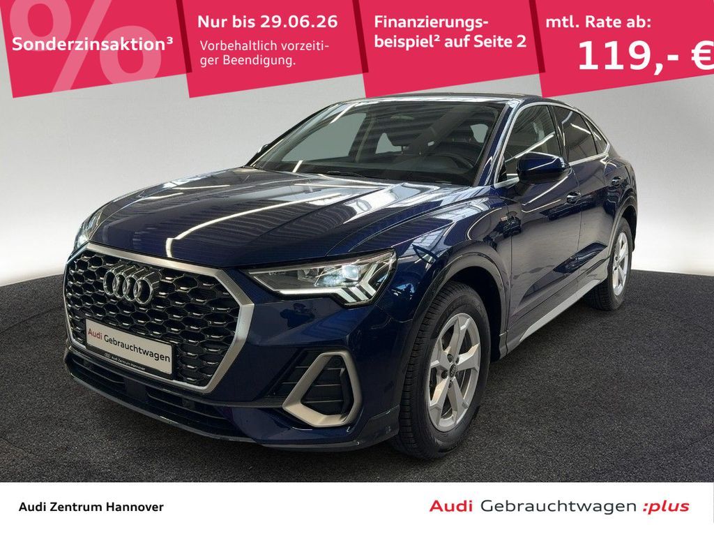 Audi Q3 Sportback S line 35 TFSI AHK Kamera LED virtu Leasing