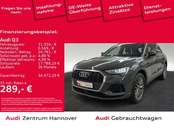 Audi Q3 45 TFSIe virtual DAB Navi LED Teilleder Leasing