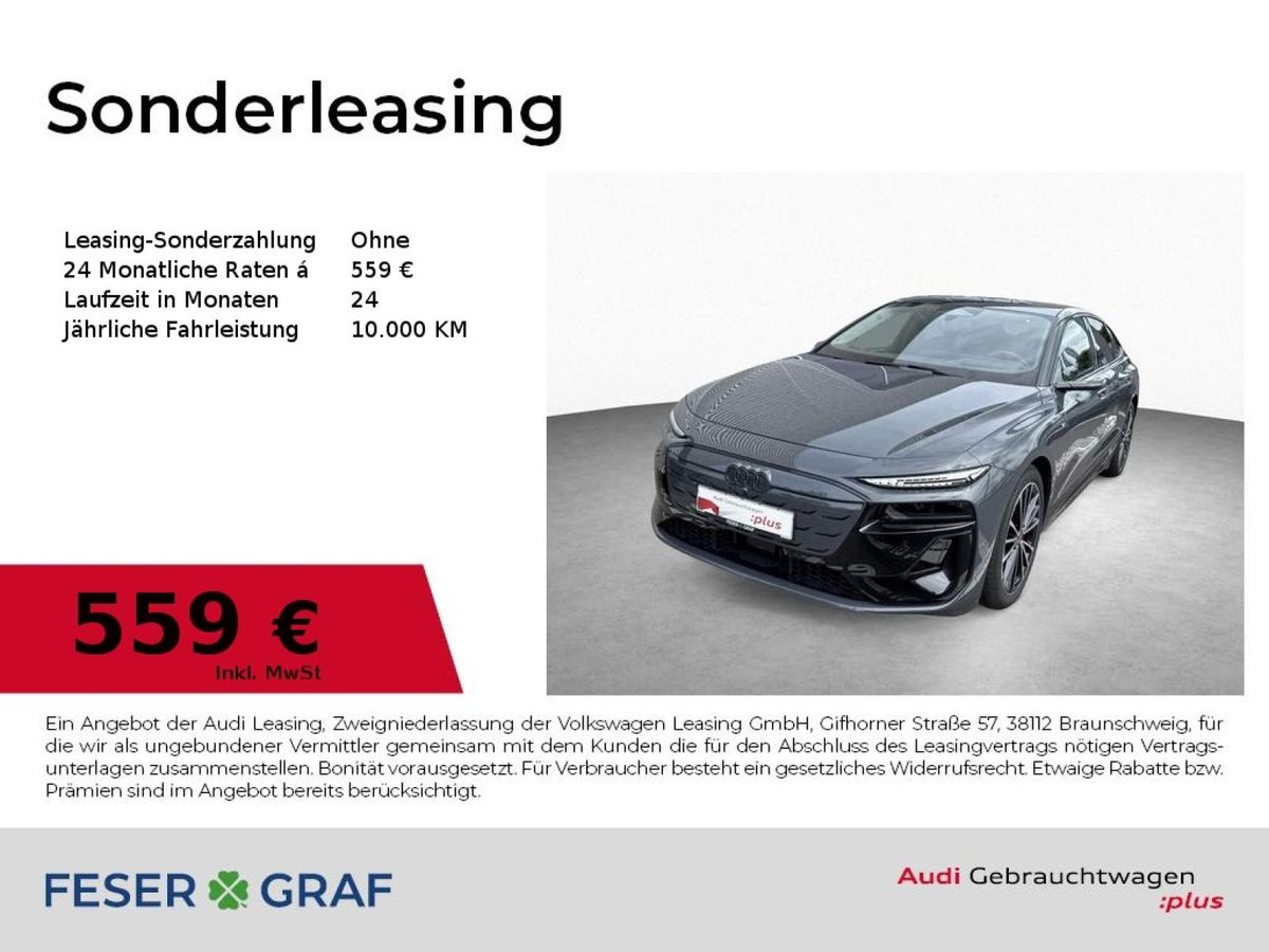 Audi A6 e-tron Sportback performance S line AHK PANO Leasing