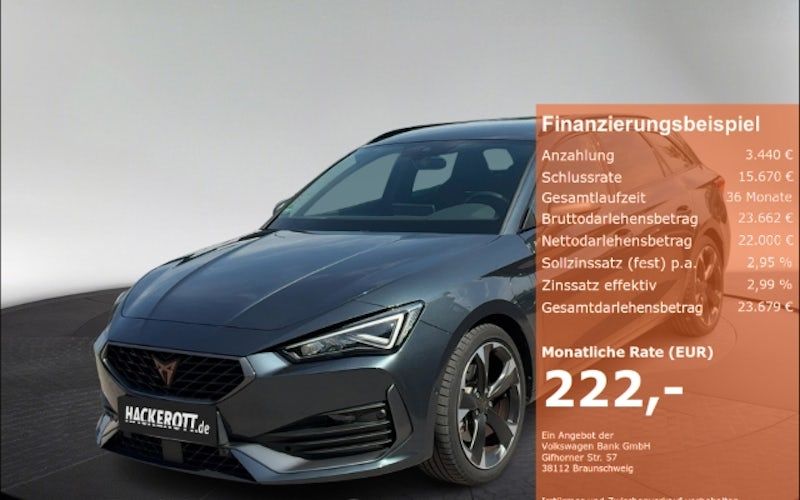 Cupra Cupra-leon-st 1.4 E-HYBRID 150kW DSG Sportstourer 5dr Kauf