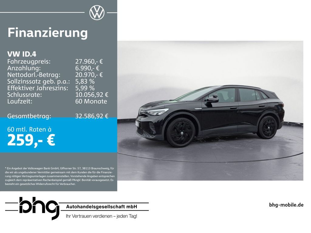 Volkswagen ID.4 Pro Perfomance 1-Gang-Autom. Fahrschulpedal Leasing