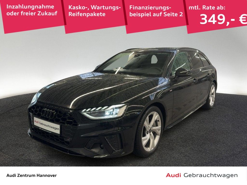 Audi A4 Avant S line 40 TFSI SIDEASSIST CARPLAY KAMER Leasing