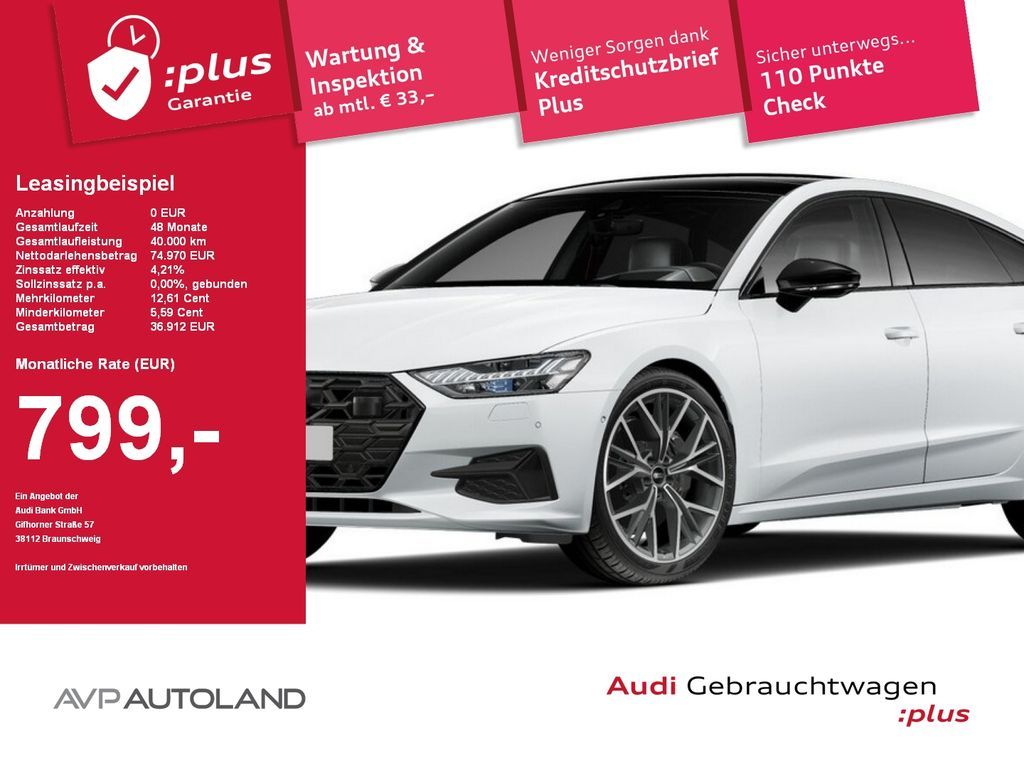 Audi A7 Sportback 50 TFSI e quattro S tronic S line Leasing