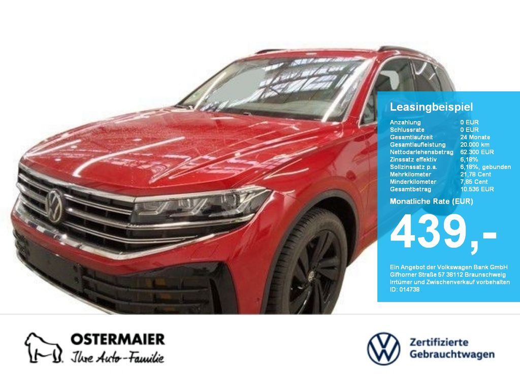 Volkswagen Touareg ELEGANCE 3.0TDI 231PS NP.102T AHK.LEDER. Leasing