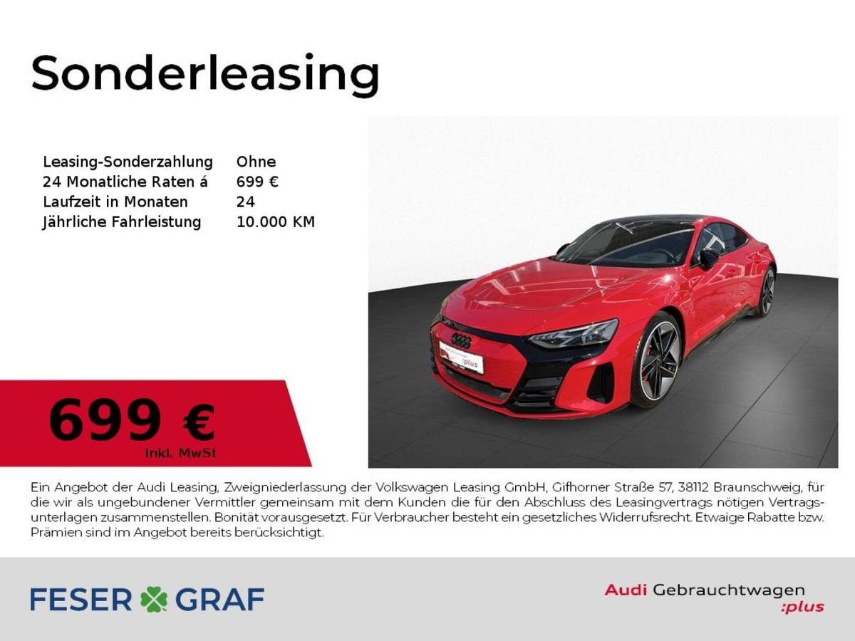 Audi RS e-tron GT quattro B&O LASER HuD NACHTSICHT Leasing