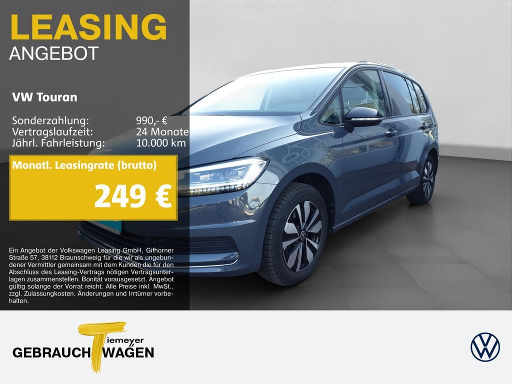 Volkswagen Touran 1.5 TSI DSG GOAL IQ.LIGHT 7SITZE AHK Leasing