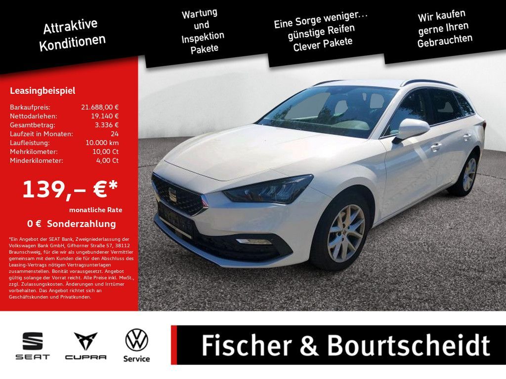 Seat Leon 1.5 eTSI Style Edition KAMERA FACEL. LED Leasing