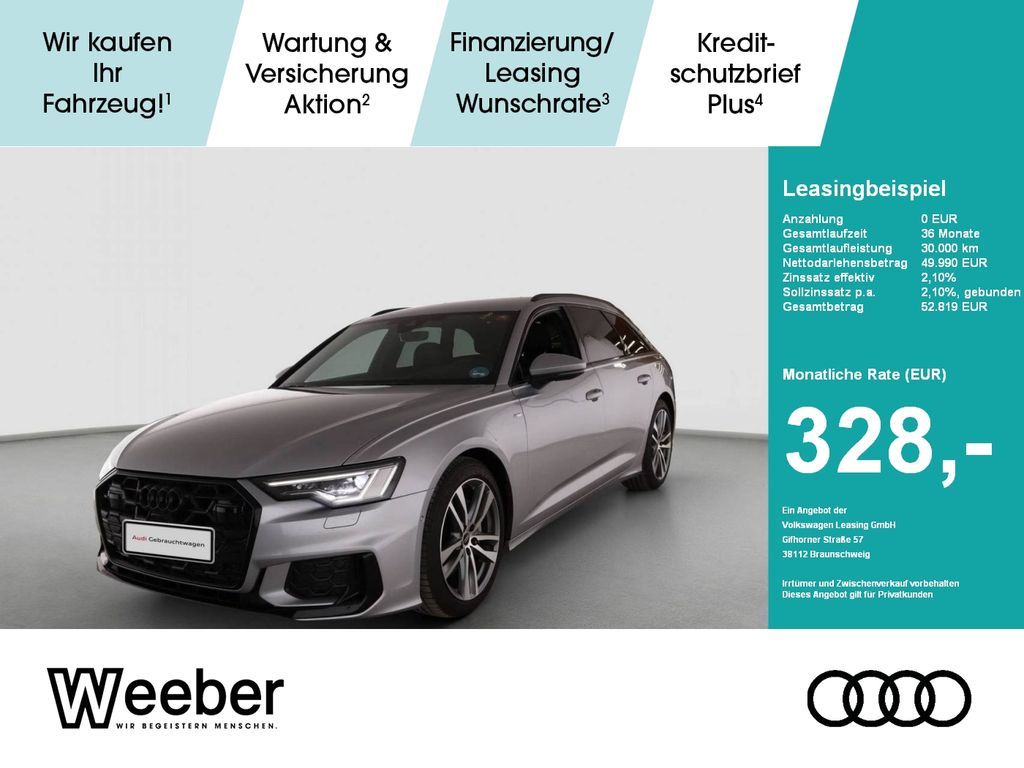 Audi A6 Avant S line BLACKSTYLE 5J GAR *HUD*MATRIX*KA Leasing