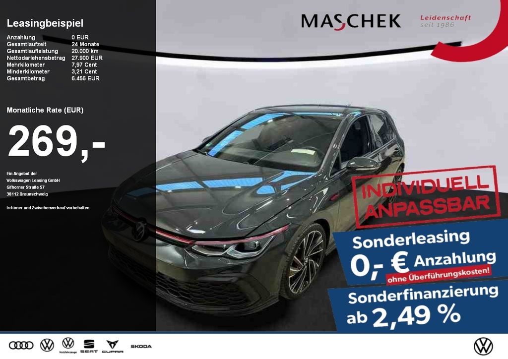 Volkswagen Golf GTI 2.0 TSI Sonderleasing AHK Matrix Harman Leasing