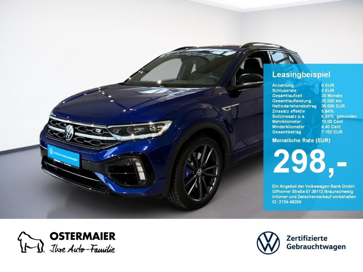 Volkswagen T-Roc R BLACK STYLE 2.0TSI DSG ACC.5J-G.AKRAPOVIC.KAMERA.NAVI+VC.LED Leasing