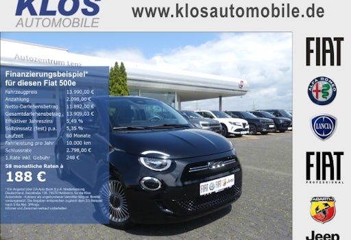 Fiat 500-elektro Limousine 23,8 KWh 3dr Kauf