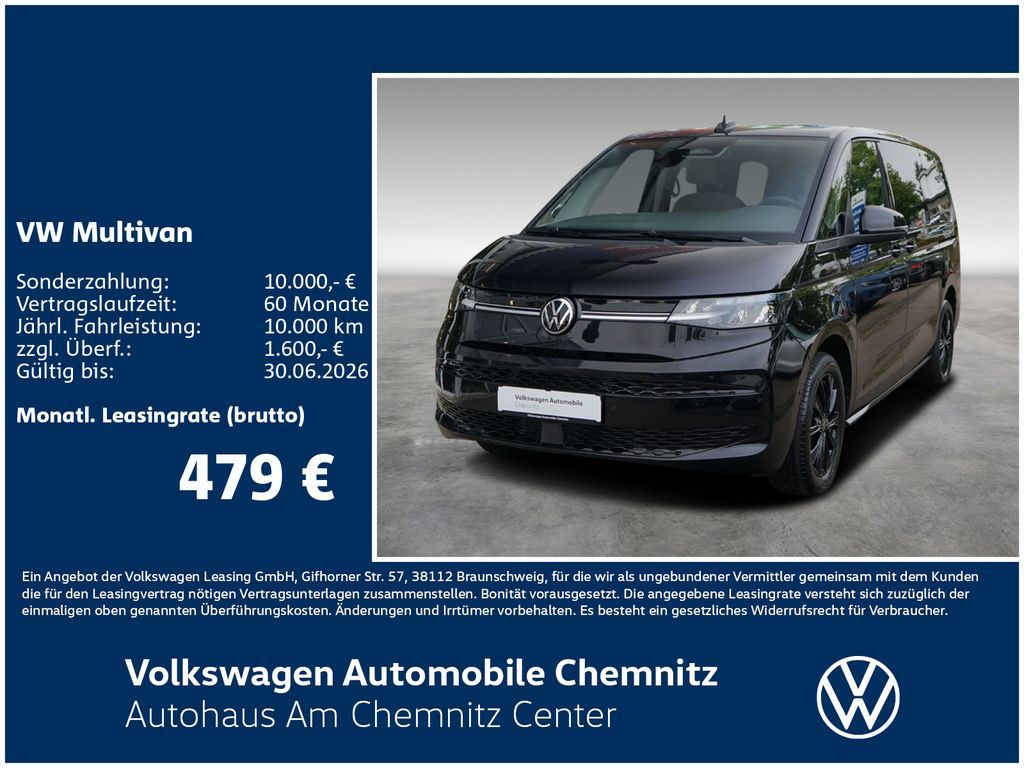 Volkswagen Multivan GOAL 2.0 l TDI 110 kW DSG LÜ*AHK* Leasing