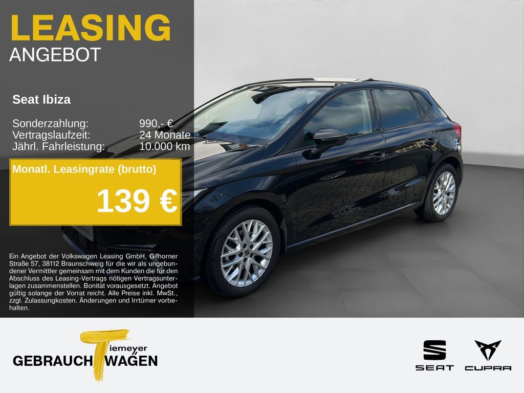 Seat Ibiza 1.0 TSI DSG FR LED NAVI KAMERA ACC Leasing