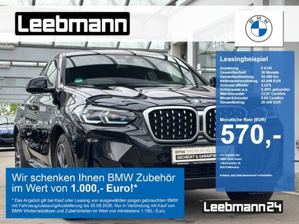 BMW X4 xDrive30d M-Sport AHK Finanzierung ab 1,49% Leasing